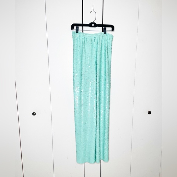 Tory Burch Sequin Mesh Strapless Dress - Picture 9 of 11